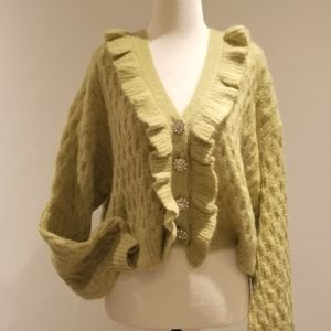 Vero Moda cardigan in banana green colour size S. Brand new with tags.